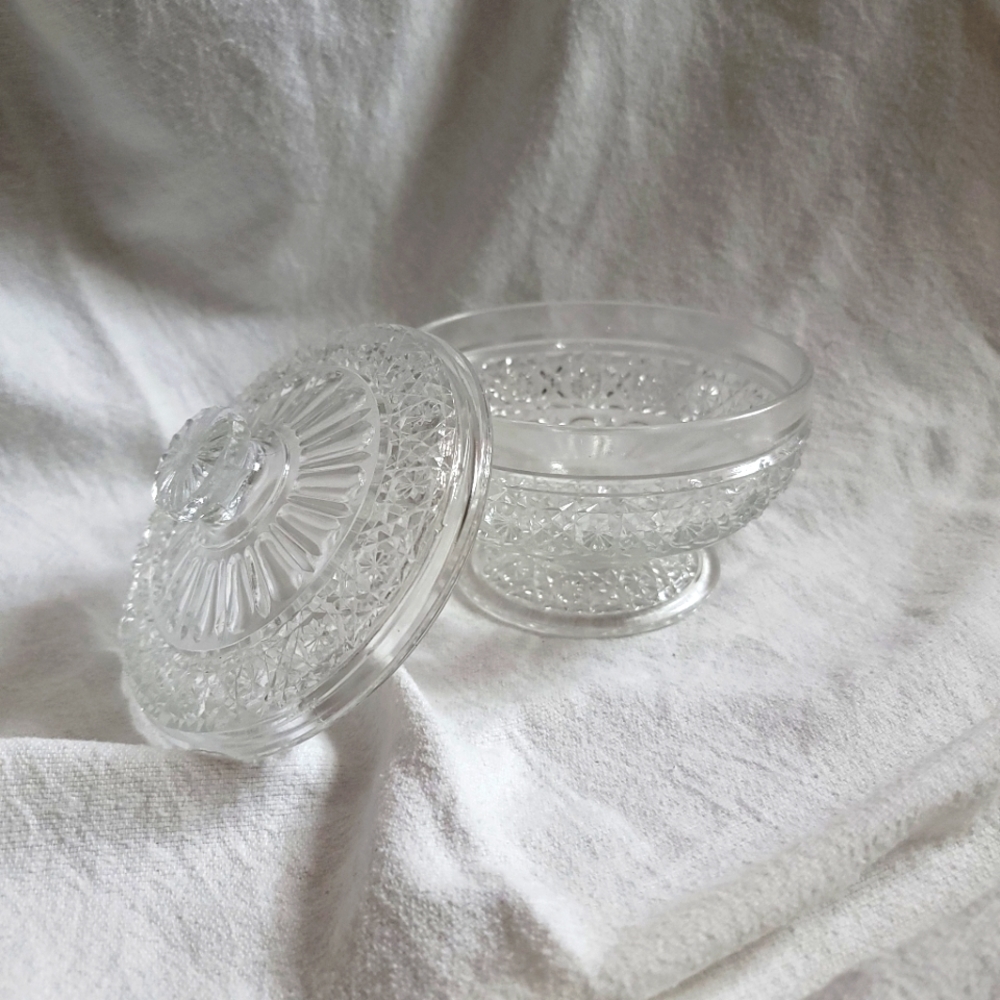 Vintage Higbee Candy Bowl and Lid